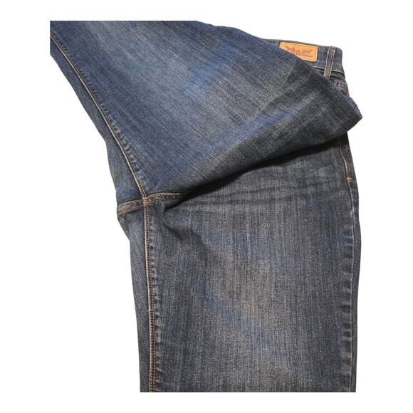 Levis 525 Jeans Womens Size 16 Short Blue Perfect Waist Straight Leg Normcore - Picture 10 of 15